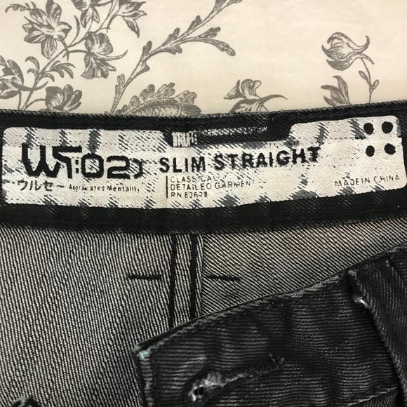 🚄Aggravated Mentality Men's Jeans | Black | Size 32W x 32L - Picture 9 of 16